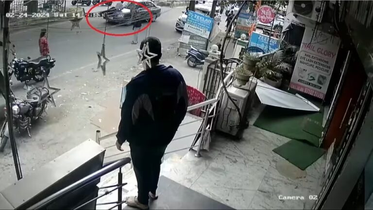 کانپور میں ہٹ اینڈ رن کا معاملہ، ٹکرمارنے والی کار کو روکنے کی کوشش کی تو بیچ  سڑک روند دیا