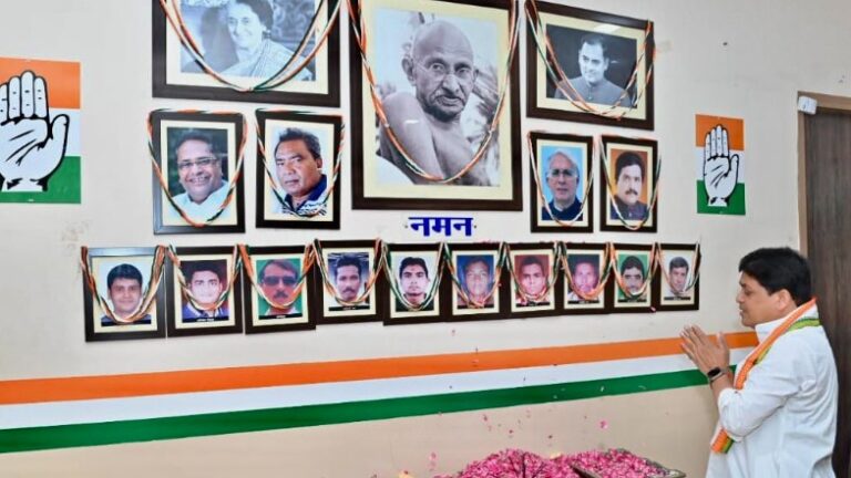 کانگریس نے بلودا بازار میں آتشزدگی کے لیے بی جے پی حکومت کو ذمہ دار ٹھہرایا