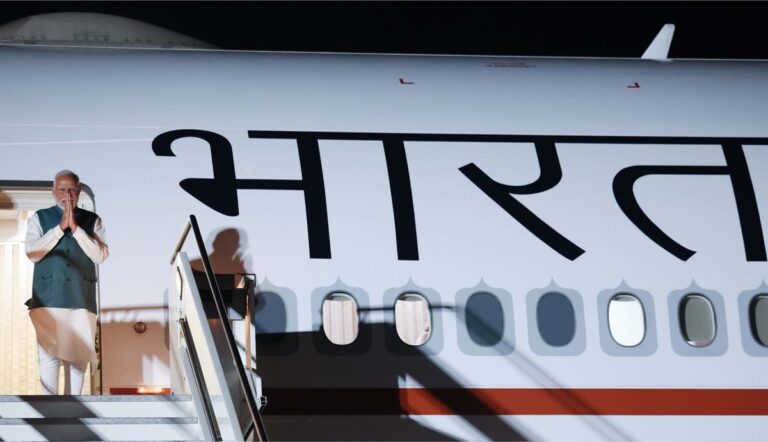 وزیر اعظم مودی جی-7 سربراہی اجلاس میں شرکت کے لیے اٹلی پہنچے