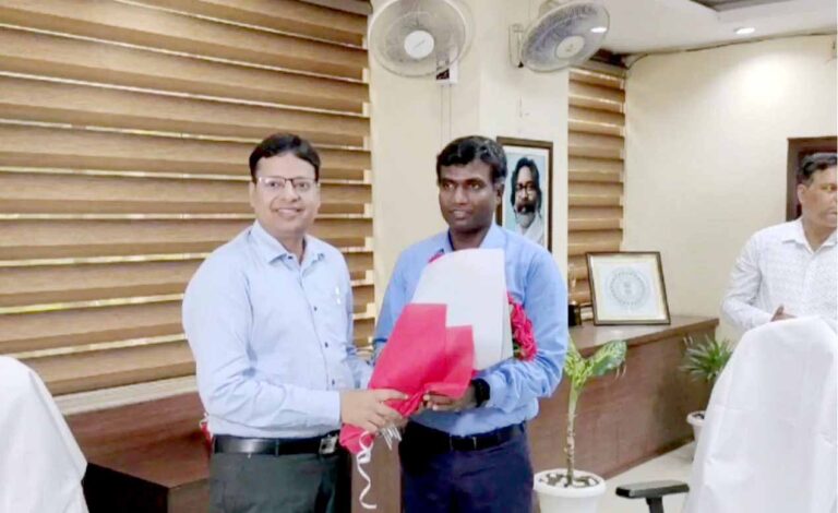 منجوناتھ بھجنتری نے رانچی ڈی سی کا چارج سنبھال لیا