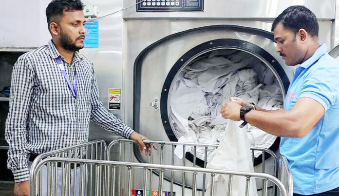 Railway machini laundry