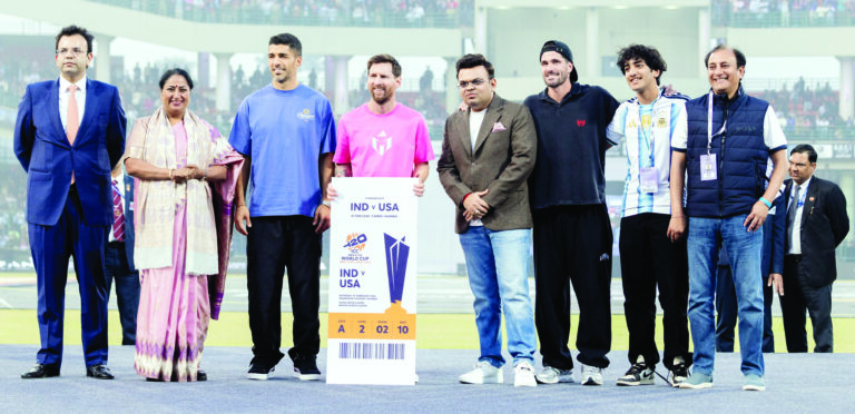 میسی کو آئی سی سی چیئرمین شاہ نے ٹی -20 ورلڈ کپ کا ٹکٹ دیا