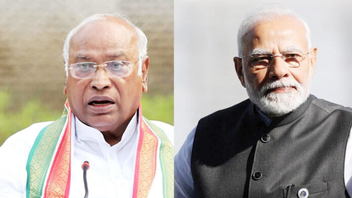 Pm modi and kharge