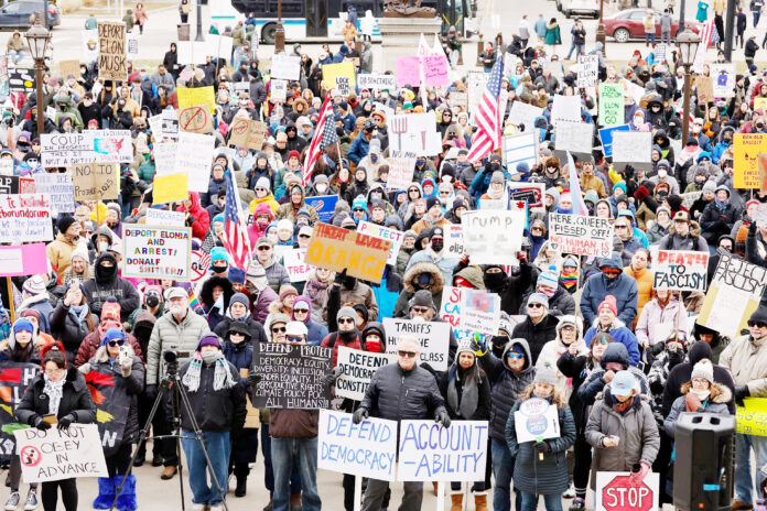 Protest aginst Trump